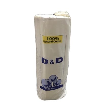 100% Natural Cotton ROLL, Non-sterile, 16 OZ, Large, 9.5