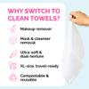 Elizabeth Mott Thank Me Later Disposable Face Towels  100% Biobased Facial Washcloths for Cleansing, Makeup Removal & Skincare  Ultra-Soft, Lint-Free, Extra Absorbent for Sensitive Skin  50 Count view 4