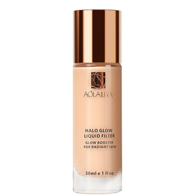 AOLAILIYA Natural Glow Liquid Filter, Face Complexion Booster For an All Day Radiant Glow Soft-Focus Look, Liquid Highlighter Primer, Glow Lotion, Vegan & Cruelty-Free (Fair)