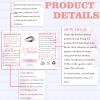 50PCS Lash Shampoo Label Stickers for Bottle, Lash Extension Stickers for Foam Pump Bottle Lash Bath Wash Label Personalised Stickers (E) view 2