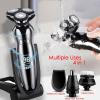 Head Shavers for Bald Men, 4 IN 1 Electric Shaver For Men 4D Electric Beard Trimmer USB Rechargeable Professional Hair Trimmer Hair Cutter Adult Razor For Men view 2