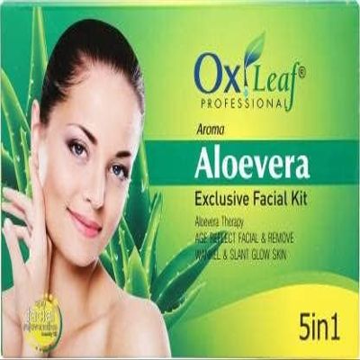 Aloevera Facial Kit Face Mask Massage Cream Face Gel Face Scrub Exclusive Facial Kit 5 in 1