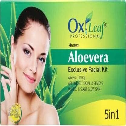 Aloevera Facial Kit Face Mask Massage Cream Face Gel Face Scrub Exclusive Facial Kit 5 in 1