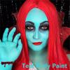 Go Ho Teal Face Paint Stick,Water Based Cream Teal Face Body Paint Washable,Smooth Face Painting Kit for Kids and Adults,Halloween Costumes Cosplay SFX Makeup view 4