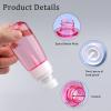 2 Pack Fine Mist Spray Bottles TSA Approved 2oz Travel Size Refillable Cosmetic Leak Proof Spray Bottle for Hair Perfumes Skincare Water Face Sprayer view 4