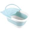 Beaupretty 1 Pc Footbath foot bath bowl Foot Soak Bucket dish pan for camping jetted tub foldable foot basin plastic tub Multi-use Foot Soaking Basin Bubble basin massage travel view 1