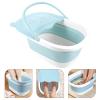 Beaupretty 1 Pc Footbath foot bath bowl Foot Soak Bucket dish pan for camping jetted tub foldable foot basin plastic tub Multi-use Foot Soaking Basin Bubble basin massage travel view 2