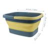Beaupretty 1pc Collapsible Foot Soak Basin Portable Massage Points Multi-purpose Bucket for Home Use Fishing and Cleaning Durable Tpe Material view 3