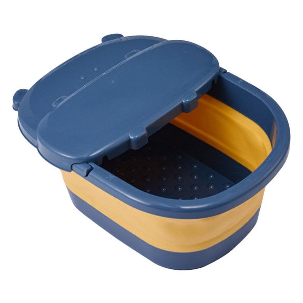 Beaupretty 1pc Foldable Foot Bath Bucket Acupressure Points Portable Foot Basin for Soaking Design for Home Use for Relaxation and Circulation