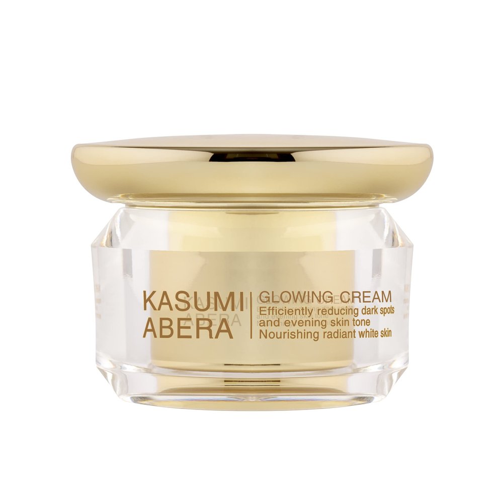 ABERA Kasumi Glowing Cream, Melasma Treatment with Niacinamide & HA, Dark Spot Remover For Face, Reduce Fine Lines, Wrinkles, Anti-aging, Red Ginseng Extract, Melasma Cream (0.7 Oz Per Item)