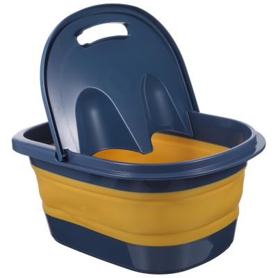 Beaupretty 1pc Portable Folding Foot Soak Basin for Home and Travel Multi-use Foot Bath Tub for Relaxation and Circulation and Space-Saving Design Hippopotamus
