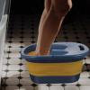 Beaupretty 1pc Portable Folding Foot Soak Basin for Home and Travel Multi-use Foot Bath Tub for Relaxation and Circulation and Space-Saving Design Hippopotamus view 4