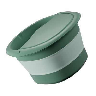 Beaupretty 1Pc Footbath Soak Foot Bucket Multi- functional Foot spa silicone shower bath folding bucket Foot Bath Basin Folding Water Basin foot soak travel bathtub tpr feet
