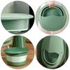 Beaupretty 1Pc Footbath Soak Foot Bucket Multi- functional Foot spa silicone shower bath folding bucket Foot Bath Basin Folding Water Basin foot soak travel bathtub tpr feet view 2