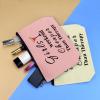 3 Pcs Girls Weekend Gifts Travel Makeup Bag Girls Trip Gifts for Best Friends Bestie Travel Cosmetic Bags Friendship Gift Christmas Birthday Graduation Gift for Teens Girl Blue + Pink + Beige view 4