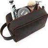 RC ROCKCOW Leather Toiletry Bag for Men Travel Shaving Dopp Kit-Large Cosmetic Bags Toiletries Bathroom Organizer view 3