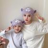 BATTILO PTY Cute Funny Hair Drying Towel for Kids Girls Microfiber Quick Drying Towel Wrap, Kids Hair Towel Wrap Absorbent Hair Dry Hat Cap Curly Long & Wet Hair (Purple Sheep) view 2