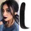 25-35CM Natural Invisible False Hair Extensions Clip In The Front Side Bangs For Woman With Fake Fringe Hairpiece Bangs view 2