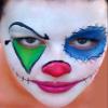 Go Ho Red Black and Royal Blue Face Body Paint Stick,Water Based Washable Hypoallergenic for Halloween Cosplay SFX Goths Vampires Clowns Zombies Makeup view 3