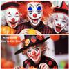 Go Ho Red White and Blue Face Body Paint Stick,Water Based Cream Washable Face Paint Clown Makeup,Easy to Use with Cushion Applicator,Halloween Cosplay SFX Makeup,4th of July Accessories view 3