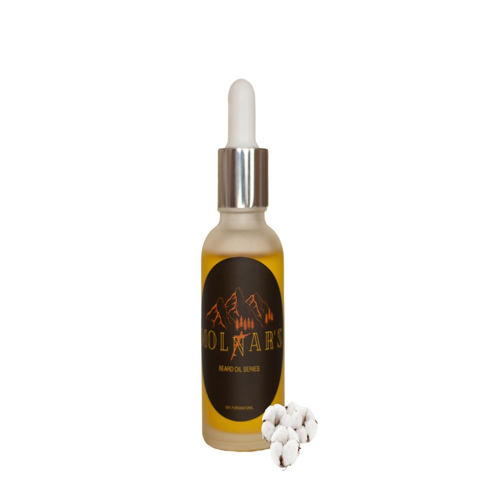MOLFAR'S Carpatian Handmade EKO 100% Pure Beard oil Original. Recipe 2.03.3 with Cotton Seeds Oil Walnut Oil and Grape Oil by Ukrainian Masters | For All Beards Types | 1.01fl oz