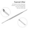 Ingrown Toenail Tool Kit, Professional Toenail File, Stainless Steel Ingrown Toenail File Lifter Set Pedicure Tool, Nail Cleaner Tools, Manicure Pedicure for Ingrown Under Nail Cleaner view 4