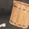 ENWIND Foot Bath Spa Foot Tub Spa, Unisex Pedicure Foot Basin Foot Bath,Double Foot Design Soak,Oak Wood Parental Gift view 2