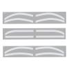6 Pairs Eyebrow Auxiliary Stickers Disposable Adhesive Eyebrow Template Sticker Female Disposable Adhesive Eyebrow Template Sticker view 4
