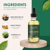 J. AMILA Natural Miracle Drops Rosemary Mint Oil 2oz  Hair Growth & Skin Care Elixir with Nourishing Botanicals for Stronger Hair, Healthier Scalp & Radiant Skin. view 4