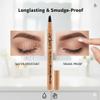 aden Microblading Eyebrow Pen - Waterproof eyebrow pencils for women - Long-Lasting Black eyebrow pencil -Triple Stroke Tip- Microblading Tint for Natural Looking Brows - eye brow pencil Made in Italy view 4