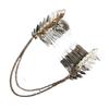Summer Style Leaves Head Crown Chain and Leaves Hair Comb Wedding Hair Accessories view 1
