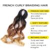 3 Tone French Curl Braiding Hair 10 Inch Curly Braiding Hair Pre Stretched 8 Packs French Curl Crochet Braids for Box Braids with Curly Ends for Black Women (1B3027) view 2