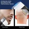 , Double Foil Rechargeable Electric Electric Shavers for Men, Low Noise Powerful Electric Foil and Bald Shavers Beard Trimmer for Close, Smooth Shaving view 3