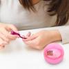 Beaupretty 2pcs Nail Drill Bits Cleaning Brush Professional Nail Drill Bit Cleaners for Easy to Clean Maintain Dust- Design view 2