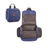 AGDHERSNVX Canvas Toiletry Bag for Men Shaving Dopp Kit Bulk Travel Hanging Makeup Organizer with Sturdy Metal Hook Portable Cosmetic Bag for Women with Large Capacity Blue view 1