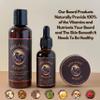 Melanin Kings Beard Grooming Kit for Men - Formulas With Ancient African Natural Ingredients | Beard Wash, Oil, Balm, Brush, Comb, Trimming Scissors view 3