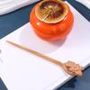2 Pieces Retro Wooden Hair Sticks Hairpin, Chinese Style Hanfu Vintage Hair Fork Hair Chopsticks for Women Girl view 3