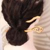 2 Pieces Retro Wooden Hair Sticks Hairpin, Chinese Style Hanfu Vintage Hair Fork Hair Chopsticks for Women Girl view 4