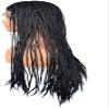 ArQray Wigs Gifts for Women European and Three Braided Pigtail Wig lace Front Hair lace Front Wig Africa Natural Full Wig Long Wave Wig view 4