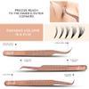 SIVOTE Eyelash Extension Tweezers Fiber Tips, Set of 6, Curved, Dolphin, 90 Degree 45 Degree, Volume Boot & Slight Curved Tweezer, Rose Gold view 3