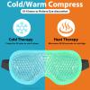 BeeVines Gel Eye Mask, 2 Pack Cooling Ice Masks for Puffy Eyes for Men & Women, Cold & Warm Compress for Post Surgery, Puffiness, Allergies, Sinuses & Migraines Treatment(Blue & Green) view 4