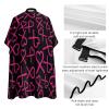 Breast Cancer Love Ribbon Barber Cape Hair Cutting Salon Haircut Capes Professional Hairdresser Apron for Men Women view 4