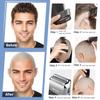 PRITECH Foil and Bald Shavers 2 in 1 Electric Shaver for Men Foil Blade and PopupTrimmer with Rechargeable 3 Adjustable Speeds Men's Shaver (Black Silver) view 2