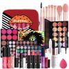 All-in-One Makeup Kit Gift Set, Makeup Kit for Women Full Kit, Makeup Gift Set Include Eyeshadow Palette Lipstick Concealer Blush Mascara Foundation Face Powder, Great Gift Choice(24 PCS) view 1