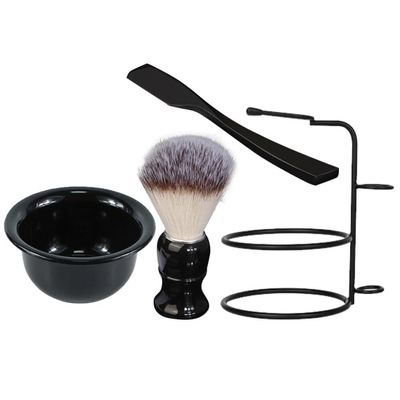 FOMIYES 1set Manual Shaving Kit for Men Ergonomic Razor Multi-use Shave Brush Stylish Bathroom Bowl for Grooming Graduation Special Occasions
