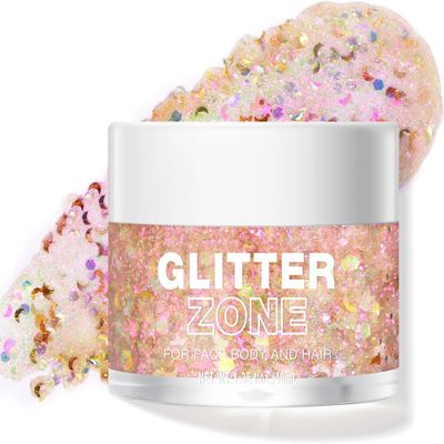 BestLand Body Glitter Gel for Women and Kids  Sparkle Glitter Makeup for Face, Body & Hair  Long Lasting Shimmer Gel for Festival accessories, Rave, Halloween, Party, Mermaid Look (06 Dreamy Galaxy)