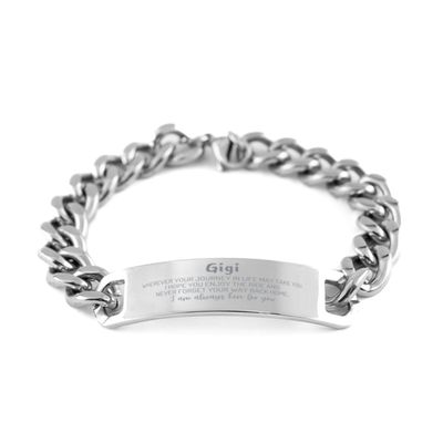 Christmas Thoughtful Gifts for Gigi, Unique Birthday Unique Gifts for Family, Stainless Steel Bracelet for Gigi, Gifts from Loved Ones