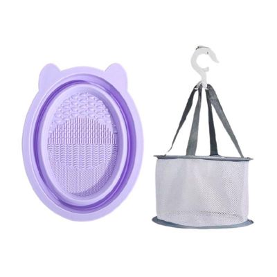 DOOKAA Makeup Brush Cleaning Equipment Silicone Cleaning pad Folding dishwashing Beauty Tools Cleaning Brush pad