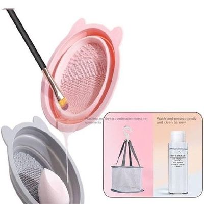 DOOKAA Makeup Brush Cleaning Equipment Silicone Cleaning pad Folding dishwashing Beauty Tools Cleaning Brush pad