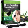IDUCEN Nose Strips, 80PCS Blackhead Remover Strips, Nose Blackhead Remover Strip, Bamboo Charcoal Deep Cleansing Pore Strip for Blackheads,Suitable for All Skin Type, Men & Women view 1